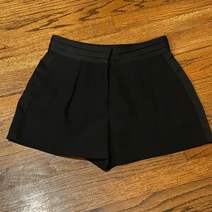 Frame Black Women's Tuxedo Shorts